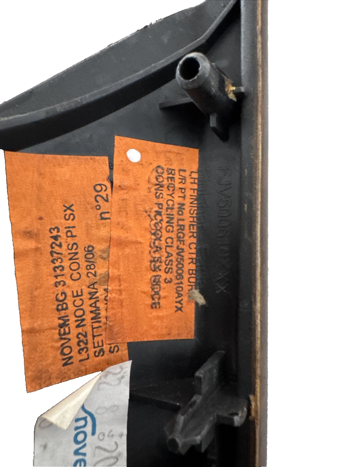 Range Rover L322 Centre Console Trim Passenger Side Brown FJV500610XXX Ref LB58