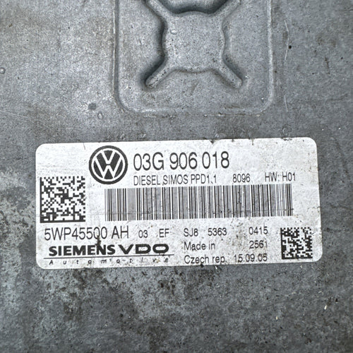 2005-2010 VOLKSWAGEN PASSAT ENGINE CONTROL UNIT ECU 03G906018AS