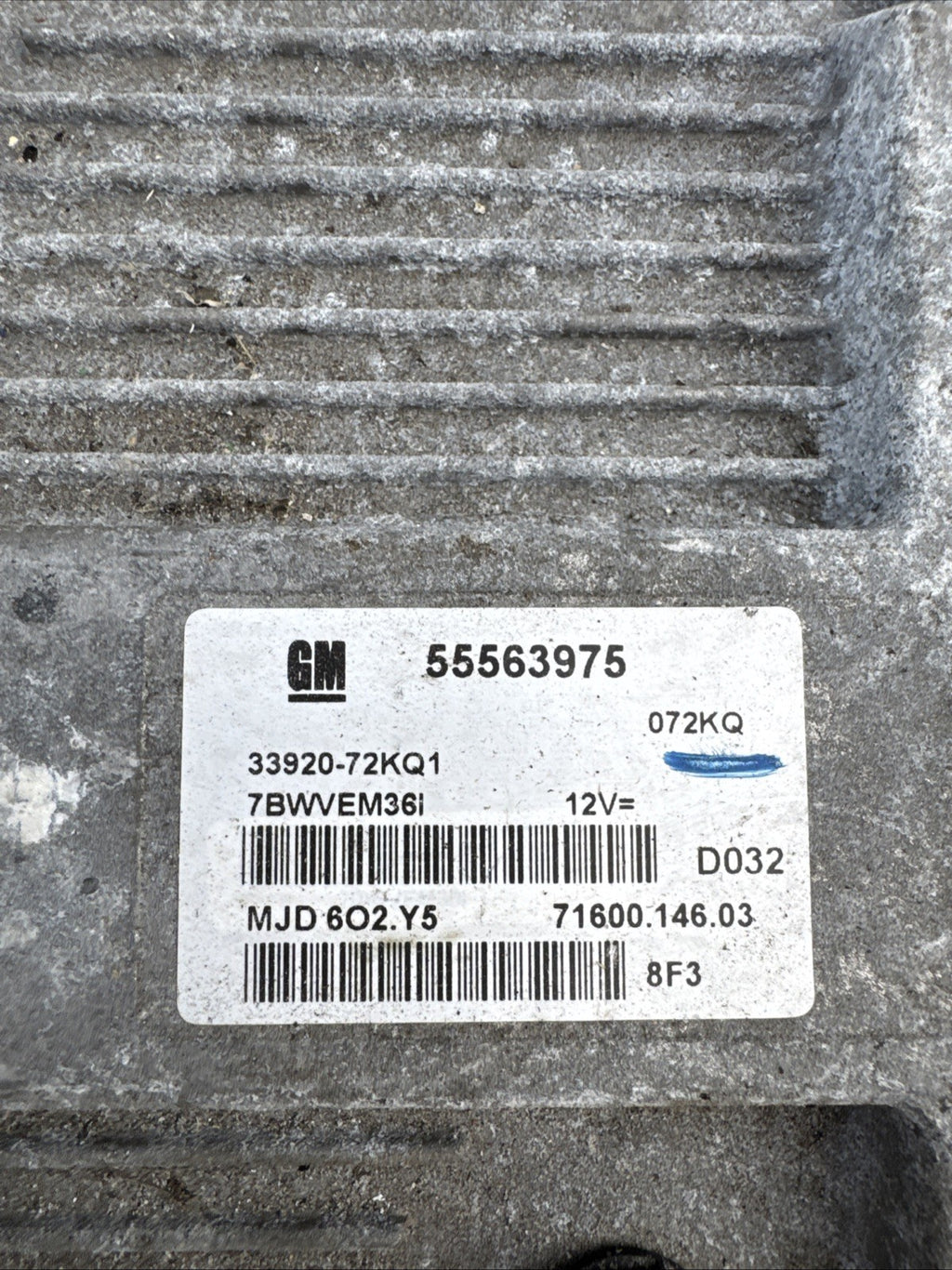 SUZUKI SWIFT 1.3 DDIS 1.3 DIESEL ENGINE CONTROL UNIT ECU 55563975 -- 2008