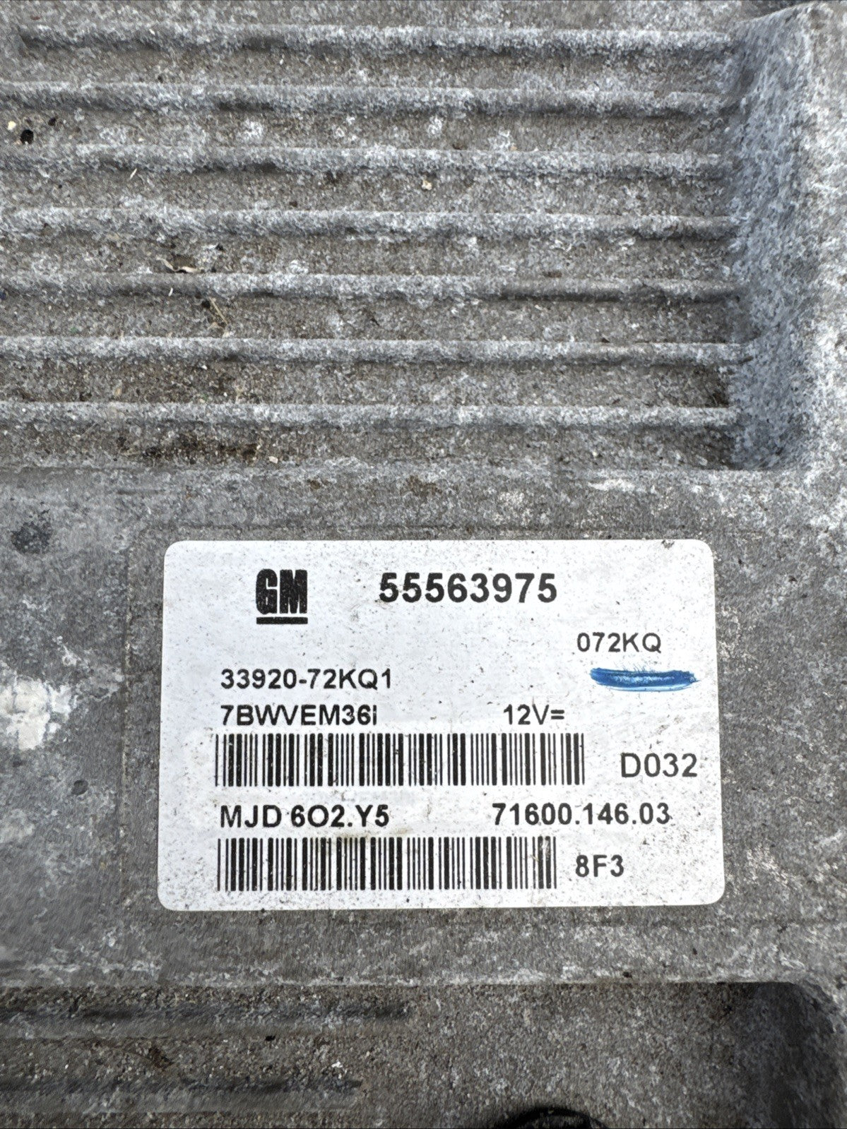 SUZUKI SWIFT 1.3 DDIS 1.3 DIESEL ENGINE CONTROL UNIT ECU 55563975 -- 2008