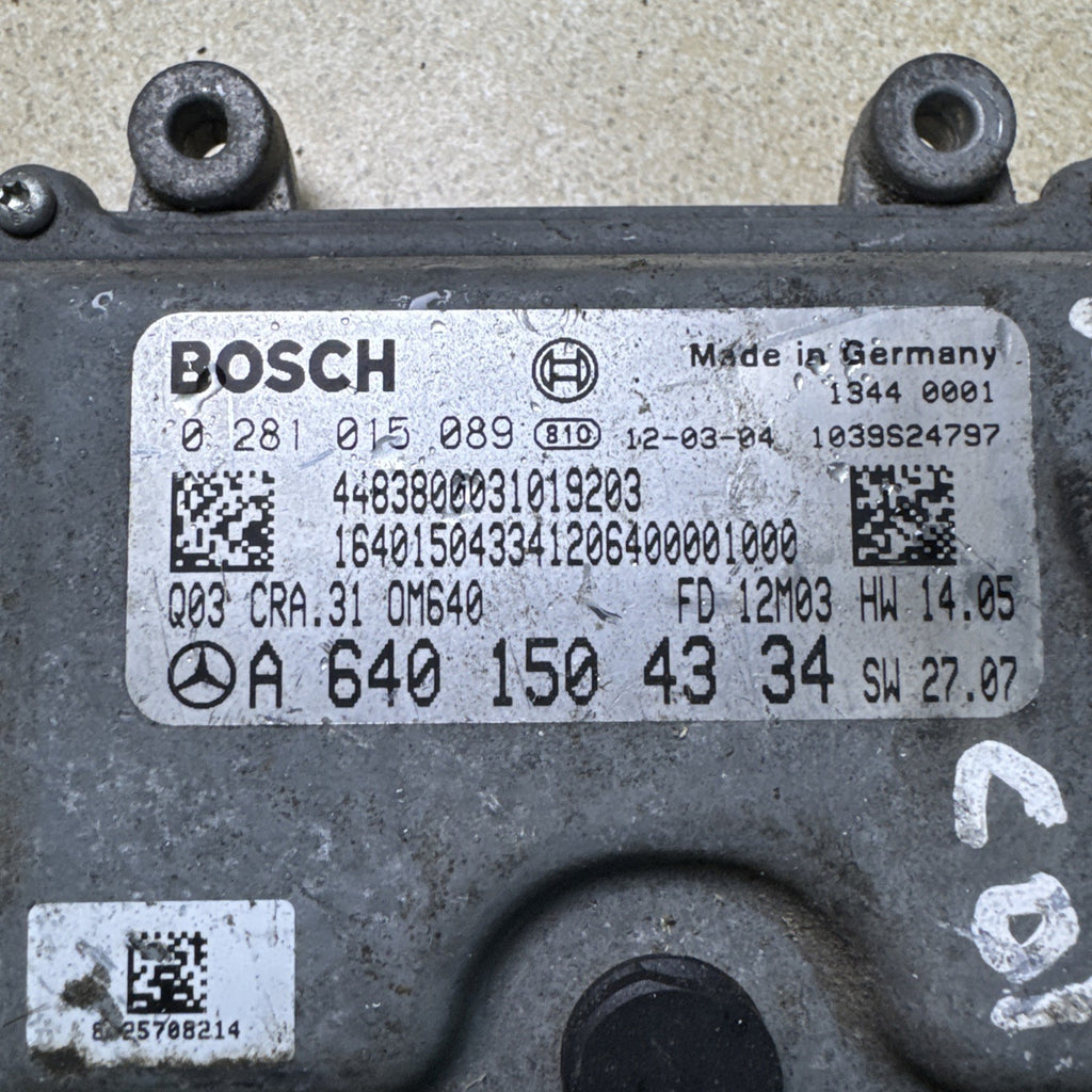 MERCEDES 0281015089 0 281 015 089 A6401504334 A 640 150 43 34
