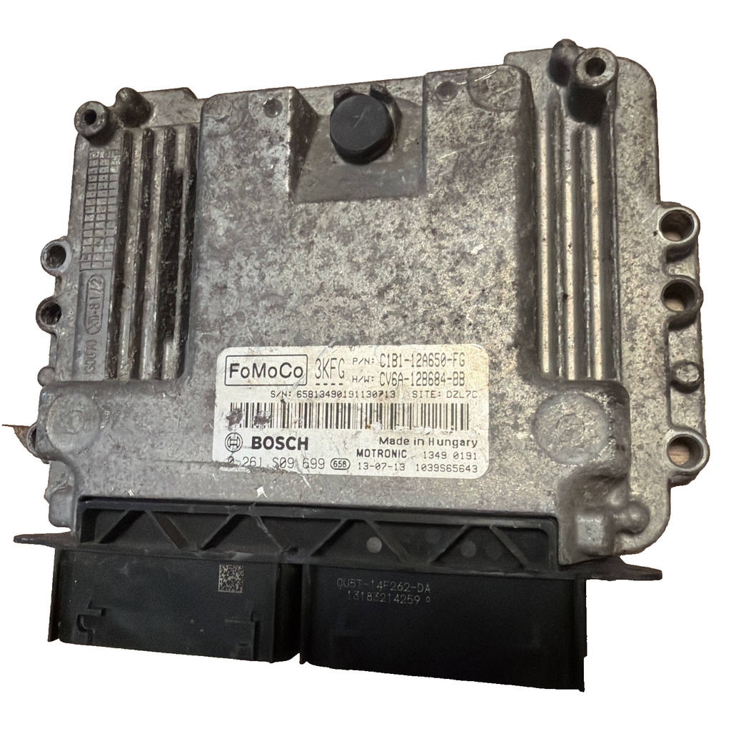FORD FIESTA ENGINE CONTROL UNIT  ECU - C1B1-12A650-FG C1B1-12B684-BB 0261S09699