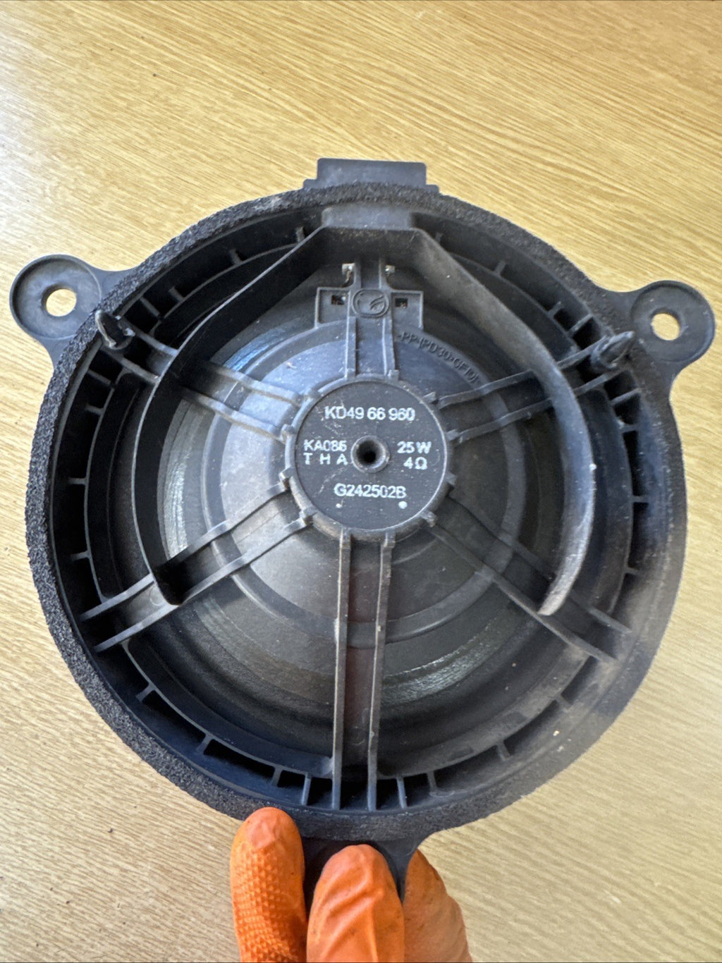 MAZDA 6 GJ MK3 DOOR SPEAKER REAR LEFT PASSENGER SIDE 2012 TO 2018 KD4966960