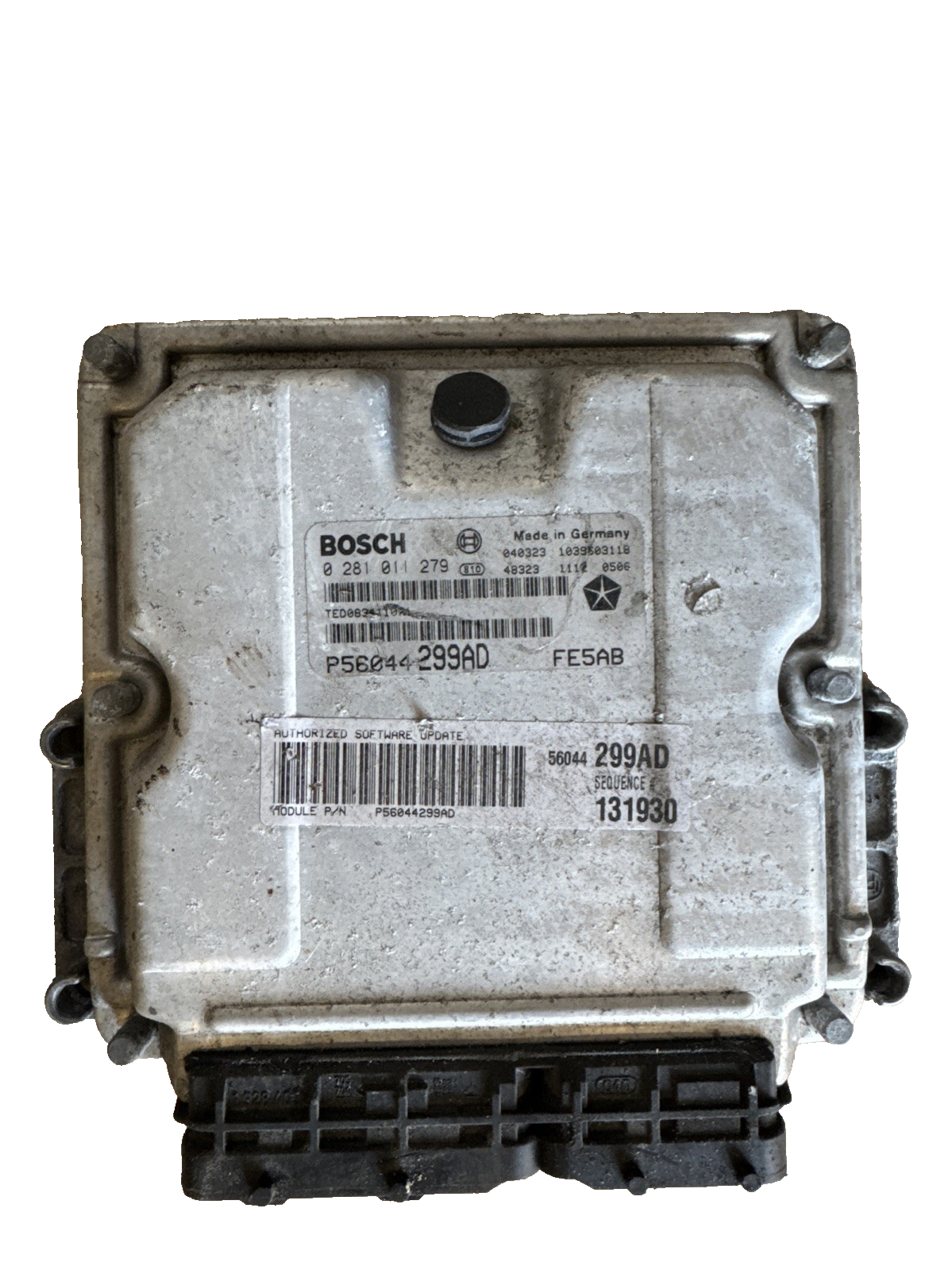 JEEP CHEROKEE ENR ENGINE ECU 2.8 DIESEL 01-08 P56044299AD 0281011279 (410)