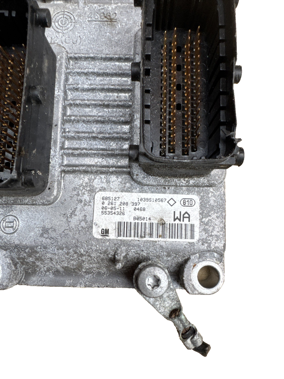 WA 55354326 Vauxhall Agila Engine Ecu OPEL Bosch 0261208397