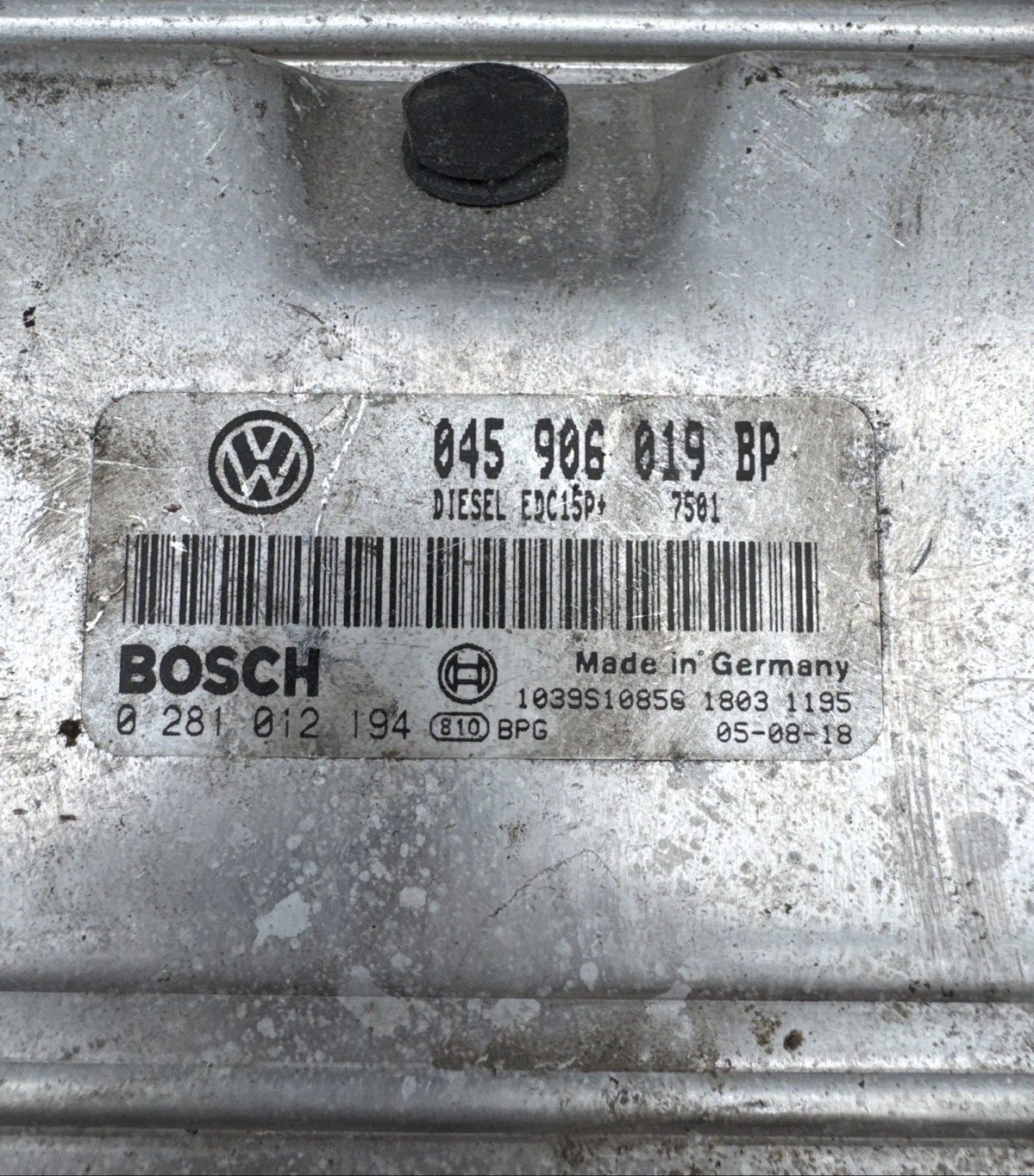 Volkswagen Polo Engine Control Module Unit ECU 1.4 Diesel 2008 9N3 045906019BP
