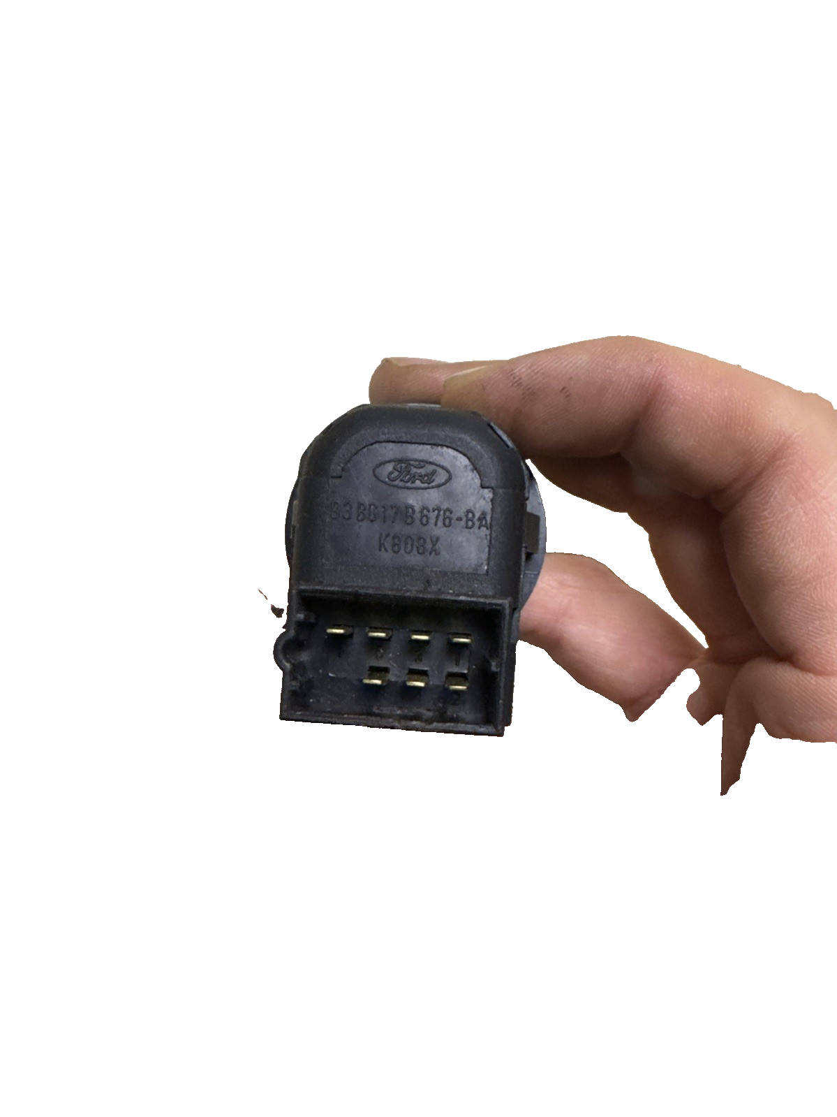 FORD FIESTA MK6 2001 ELECTRIC WING MIRROR ADJUST SWITCH BUTTON DIAL 93BG17B676BA