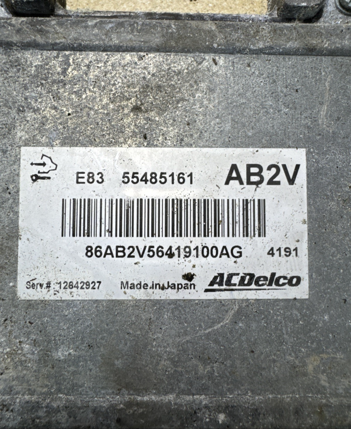 VAUXHALL OPEL CORSA D 2006-2013 1.4 ENGINE CONTROL UNIT ECU 55485161 12642927