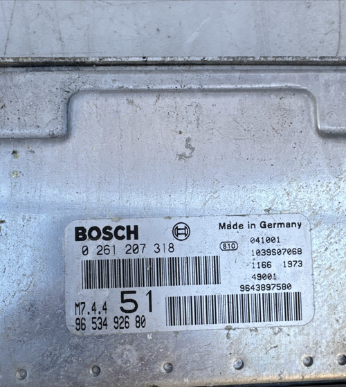 2005 CITROEN XSARA PICASSO 1.6i Desire 2 5DR ENGINE ECU 9653492680 0261207318