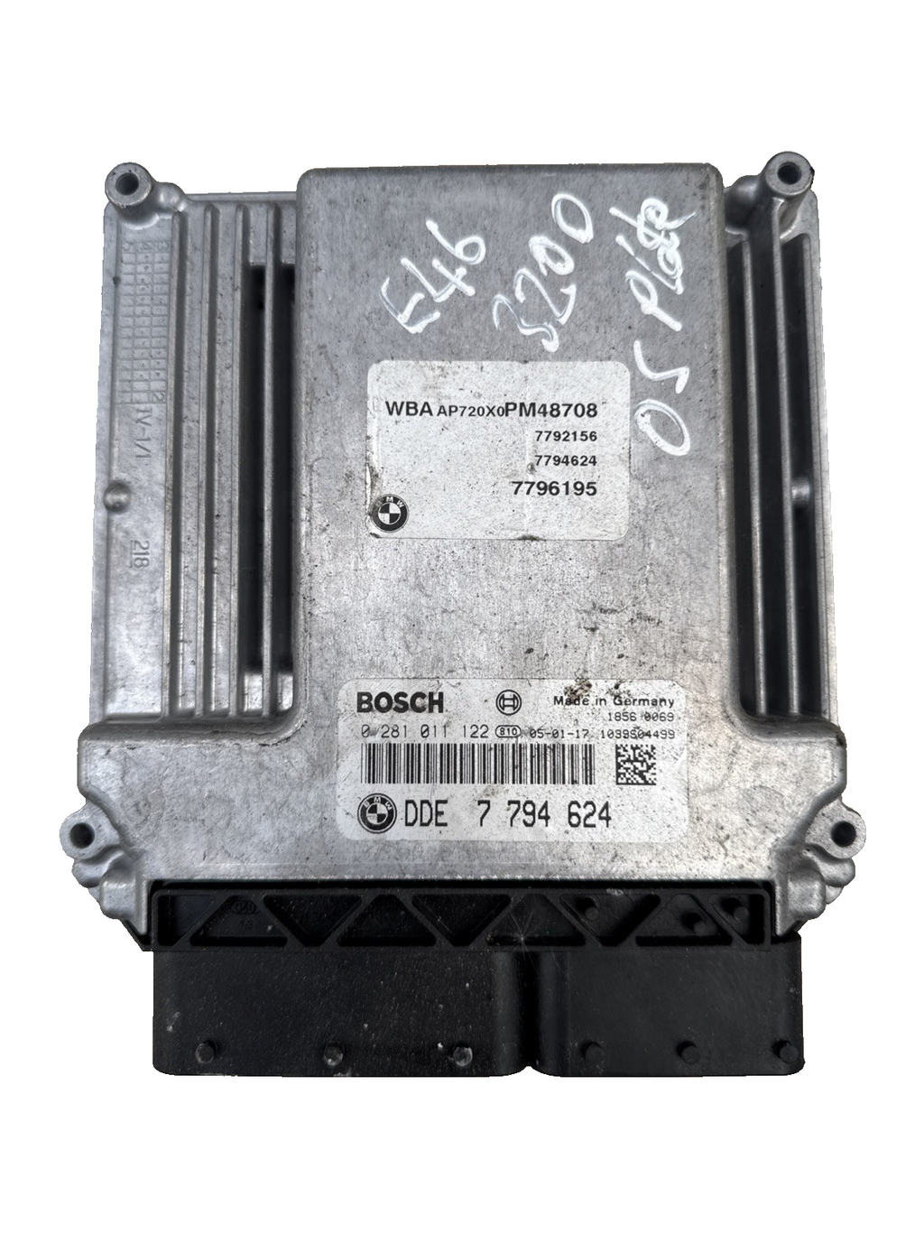 BMW 3 Series Engine Control Module Unit ECU 2.0Diesel 2005 320 E3 OEM DDE7794624