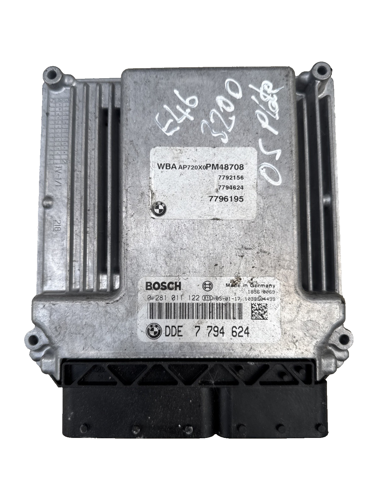 BMW 3 Series Engine Control Module Unit ECU 2.0Diesel 2005 320 E3 OEM DDE7794624