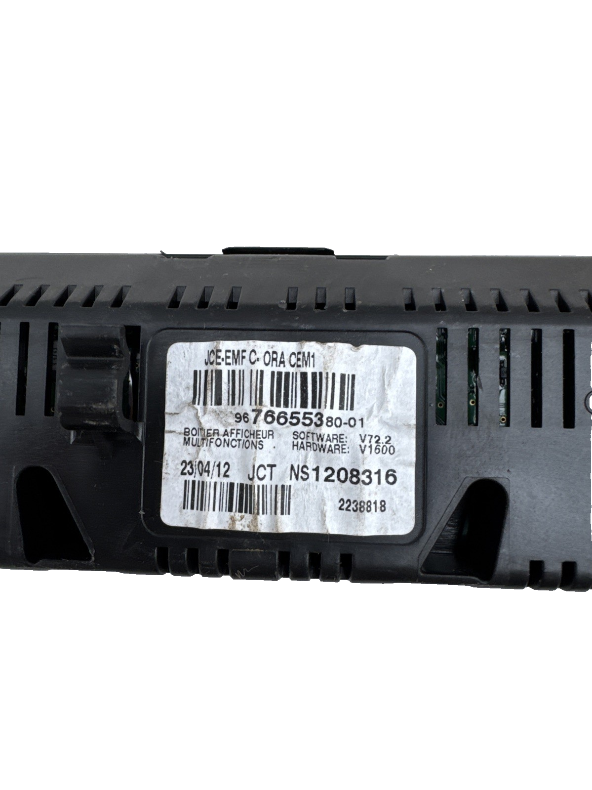 9676655380 Peugeot 207 5008 Genuine Centre Digital Monitor Display Screen Unit*