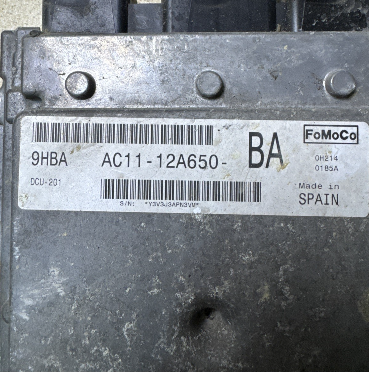 AC11-12A650-BA Ford Transit Mk7 2.2 Diesel Engine Control Unit ECU AC1112A650BA