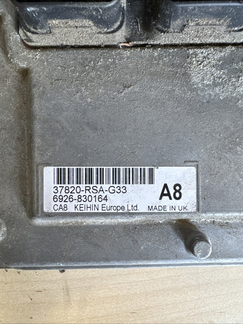2006 HONDA CIVIC MK8 1.8 ENGINE CONTROL UNIT ECU 37820-RSA-G33