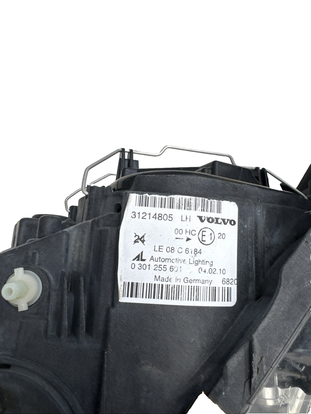 2010 VOLVO C30 MK1 FACELIFT - PASSENGER SIDE / LEFT SIDE HEADLIGHT 31214805 - 4E
