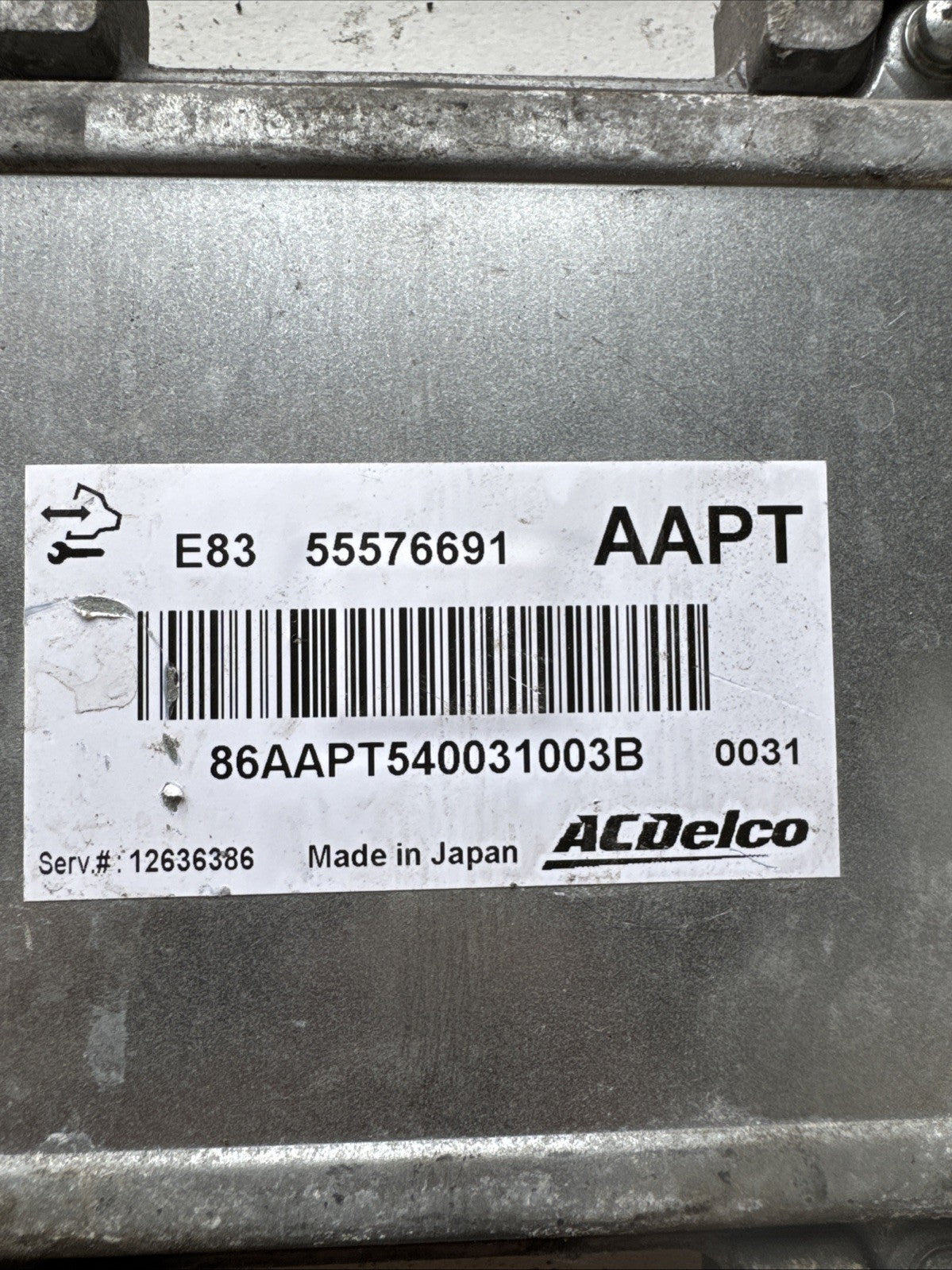 2010 VAUXHALL CORSA 1.4 ENGINE CONTROL UNIT ECU 55576691