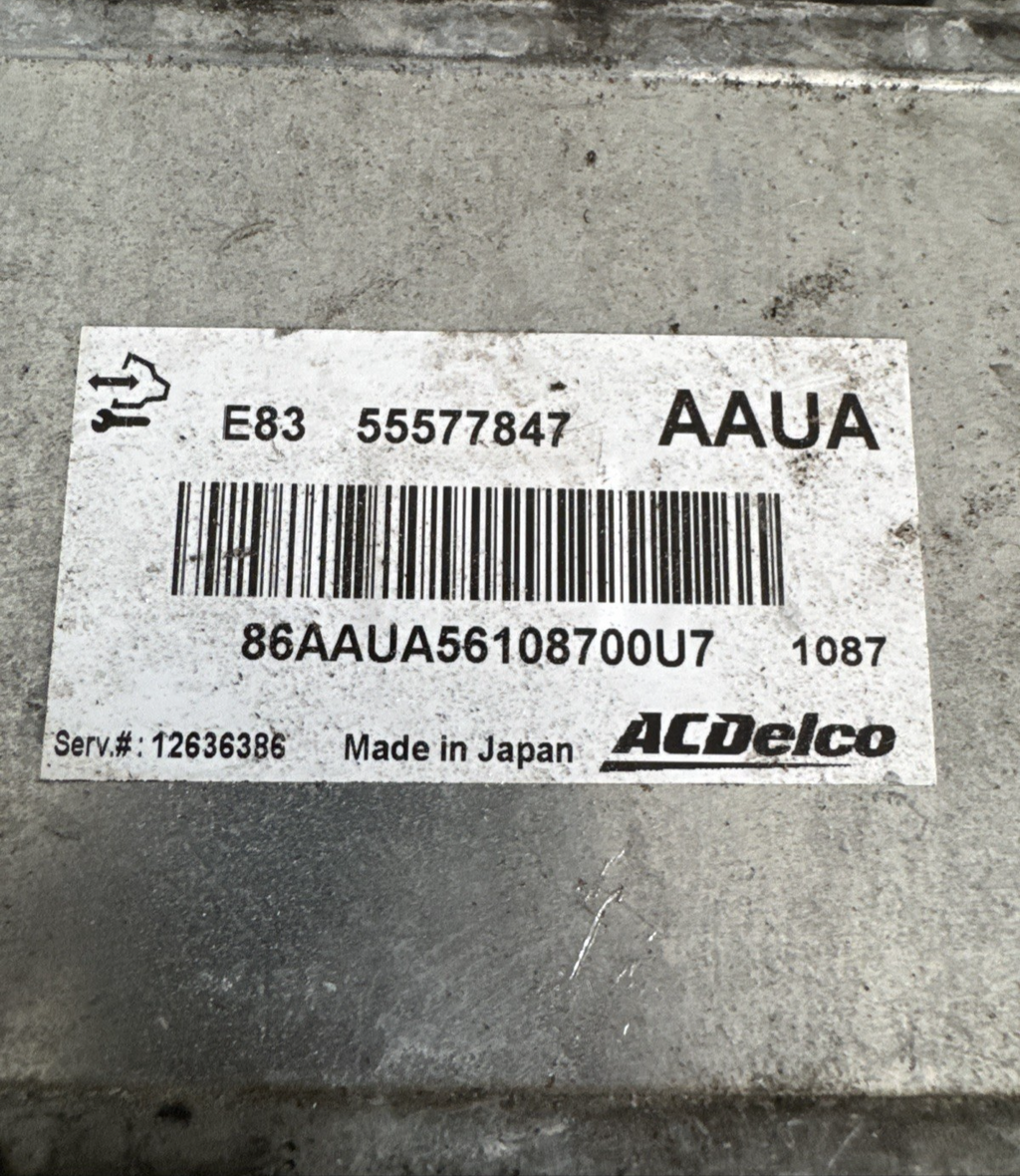 VAUXHALL CORSA D ENGINE ECU MODULE 2009-2014 1.4 PETROL AUTO 55577847