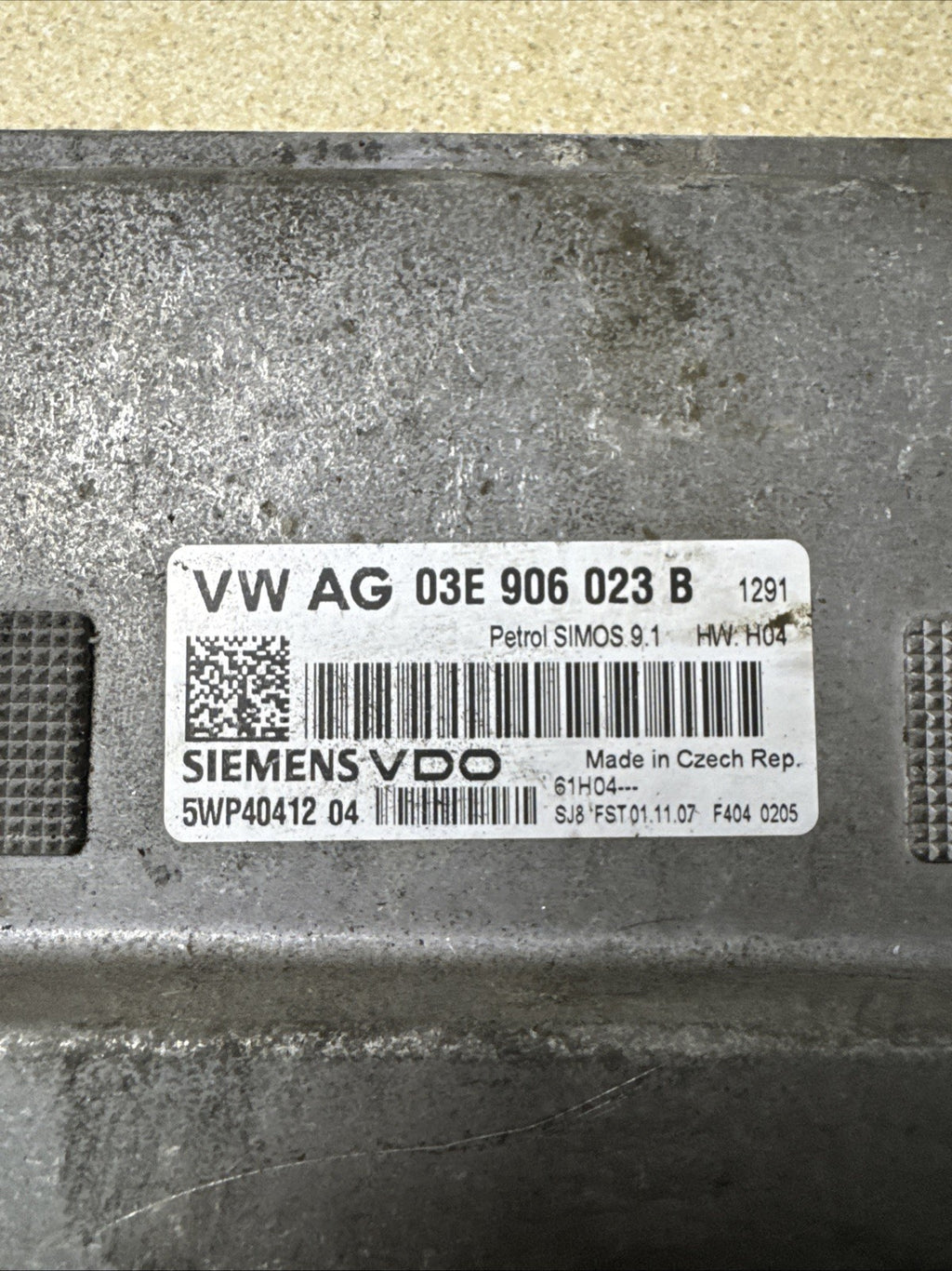 2008 SKODA FABIA LEVEL 2 HTP ENGINE CONTROL UNIT ECU  03E906023B