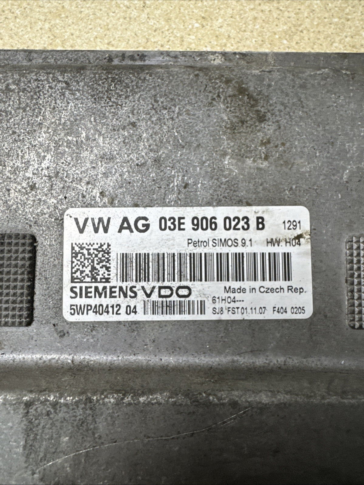 2008 SKODA FABIA LEVEL 2 HTP ENGINE CONTROL UNIT ECU  03E906023B