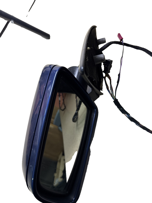 2009 BMW E63 E64 RIGHT HAND SIDE ELECTRIC WING DOOR MIRROR Blue