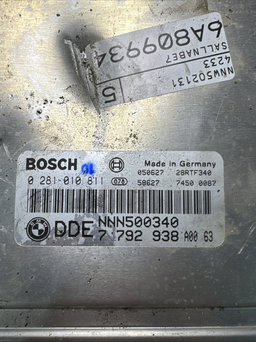 LAND ROVER FREELANDER ENGINE CONTROL UNIT  ECU - 0281010811 7792938