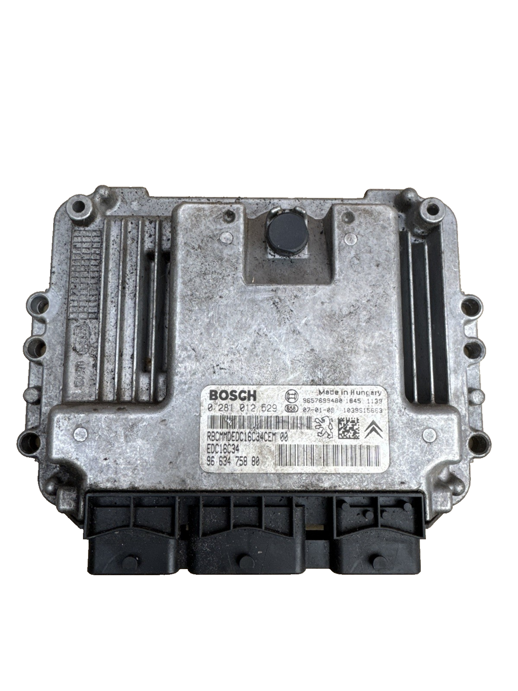 2007 PEUGEOT 207 1.4 HDI DIESEL 3DR ENGINE CONTROL MODULE 9663475880 0281012529