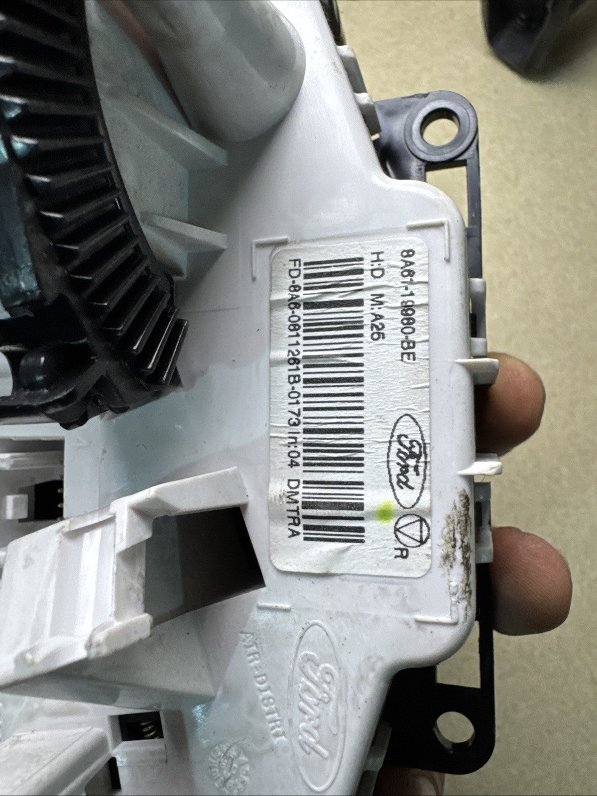 2010 Ford Fiesta Zetec SNJB Climate Control Panel 8A6119980BE