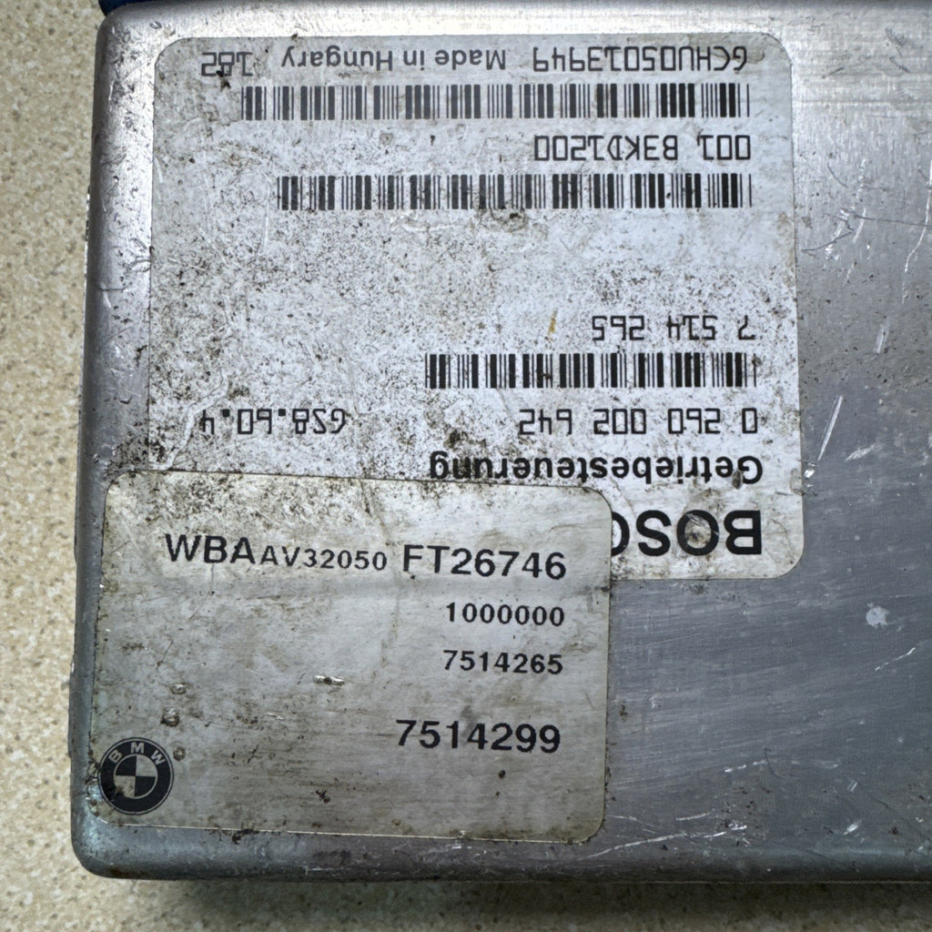 BMW E46 Z4 E85 M54 Automatic Gearbox ECU Control Module EGS 7522980
