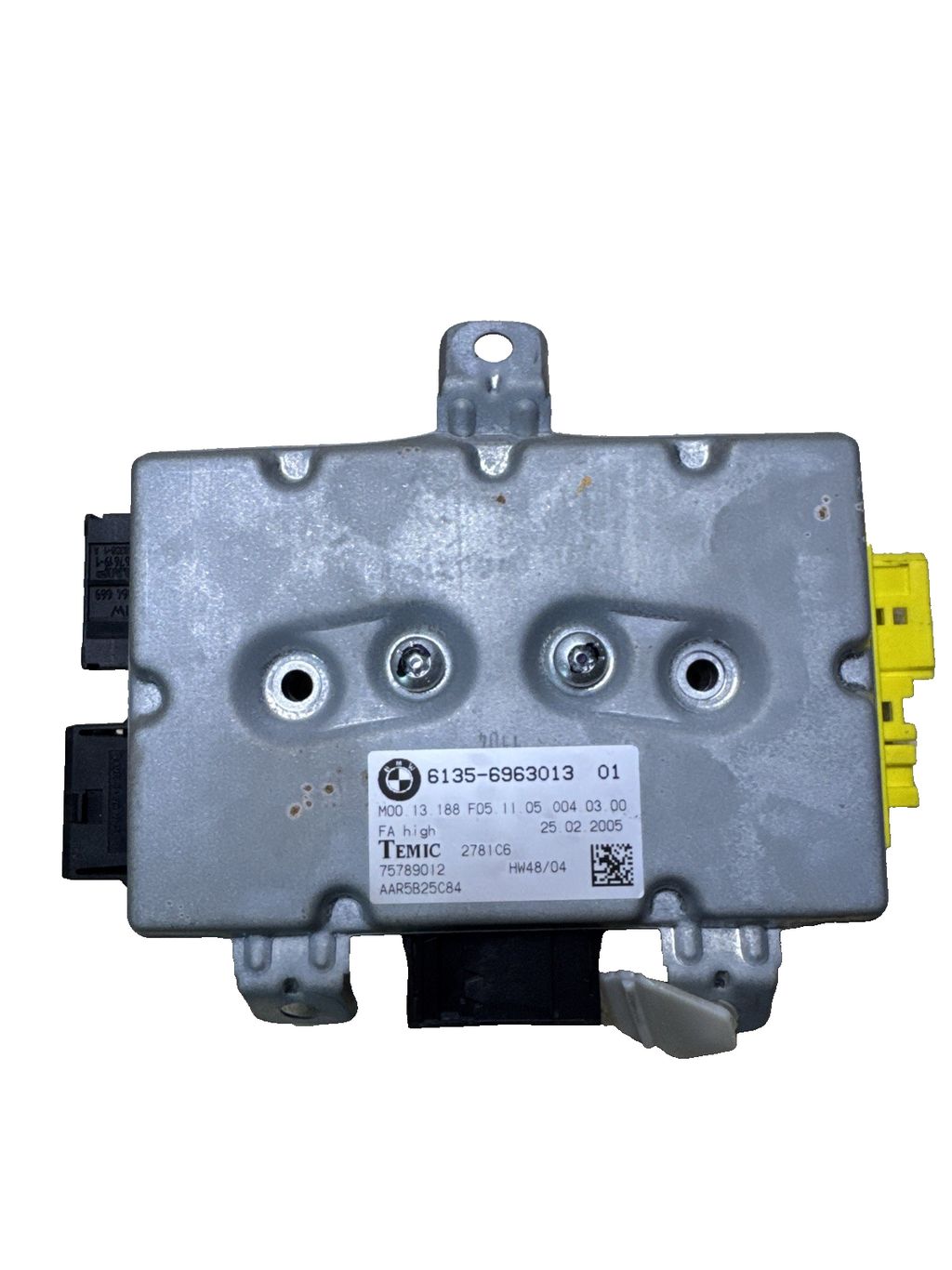 BMW 6 SERIES E63 E64 FRONT PASSENGER SIDE AIRBAG CONTROL MODULE 6963013 2005