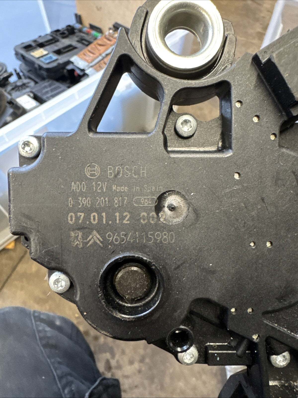 CITROEN C4 GRAND PICASSO REAR WIPER MOTOR 9646803180