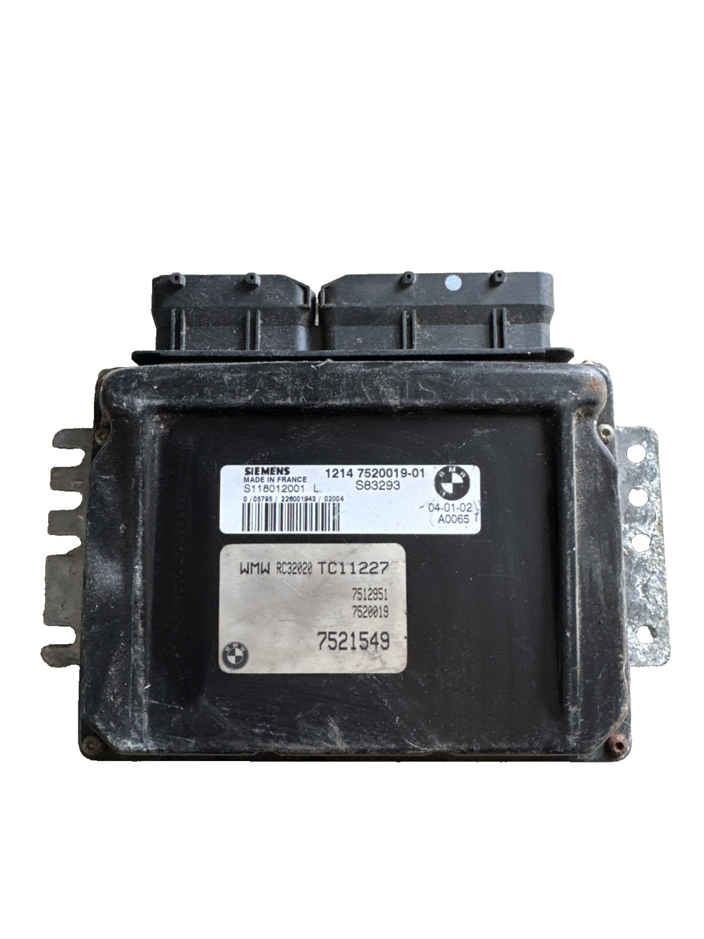 Mini One ECU Engine Control Module 1.6 Petrol 2002 R50 Cooper OEM 12147520019-01
