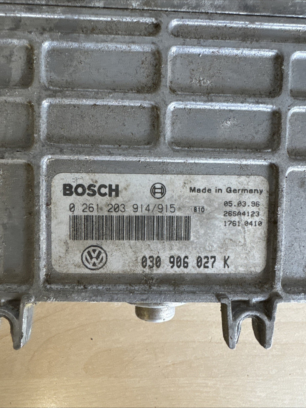 Volkswagen Polo Engine Control Module Ecu 0261203914 Mk3 1.4 Petrol 1995-1999↔