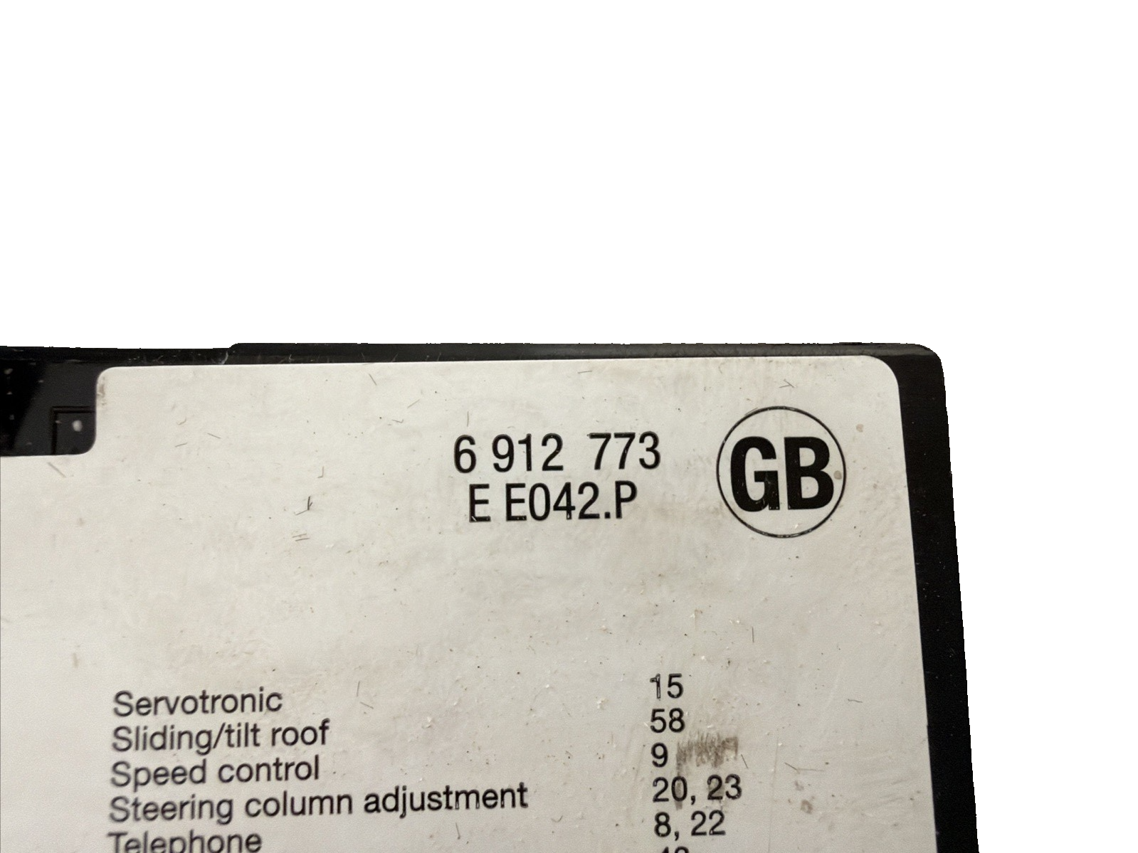 RANGE ROVER L322 MK1 2001 - 2006 IN GLOVE BOX FUSE BOX COVER TRIM 6912773