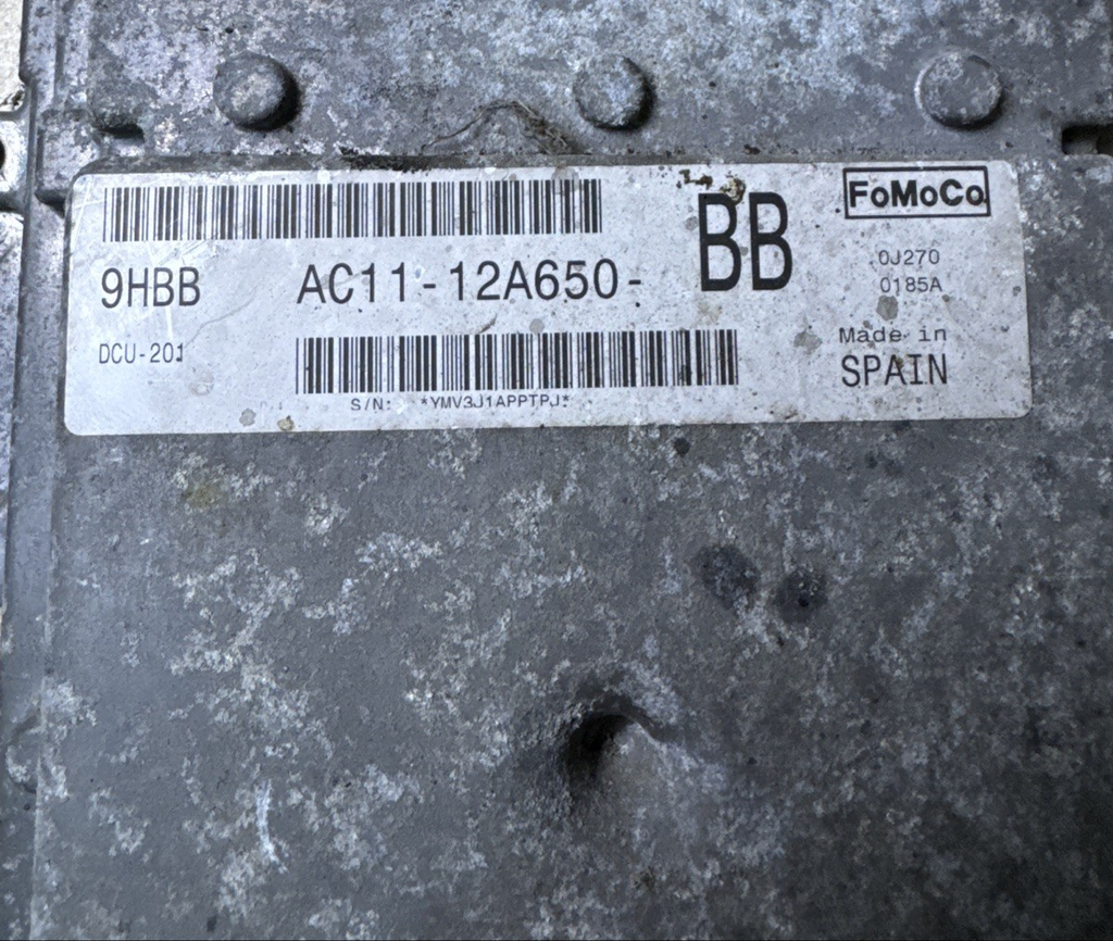 AC11-12A650-BB Ford Transit MK7 2.2 Diesel Engine Control ECU AC1112A650BB /9HBB