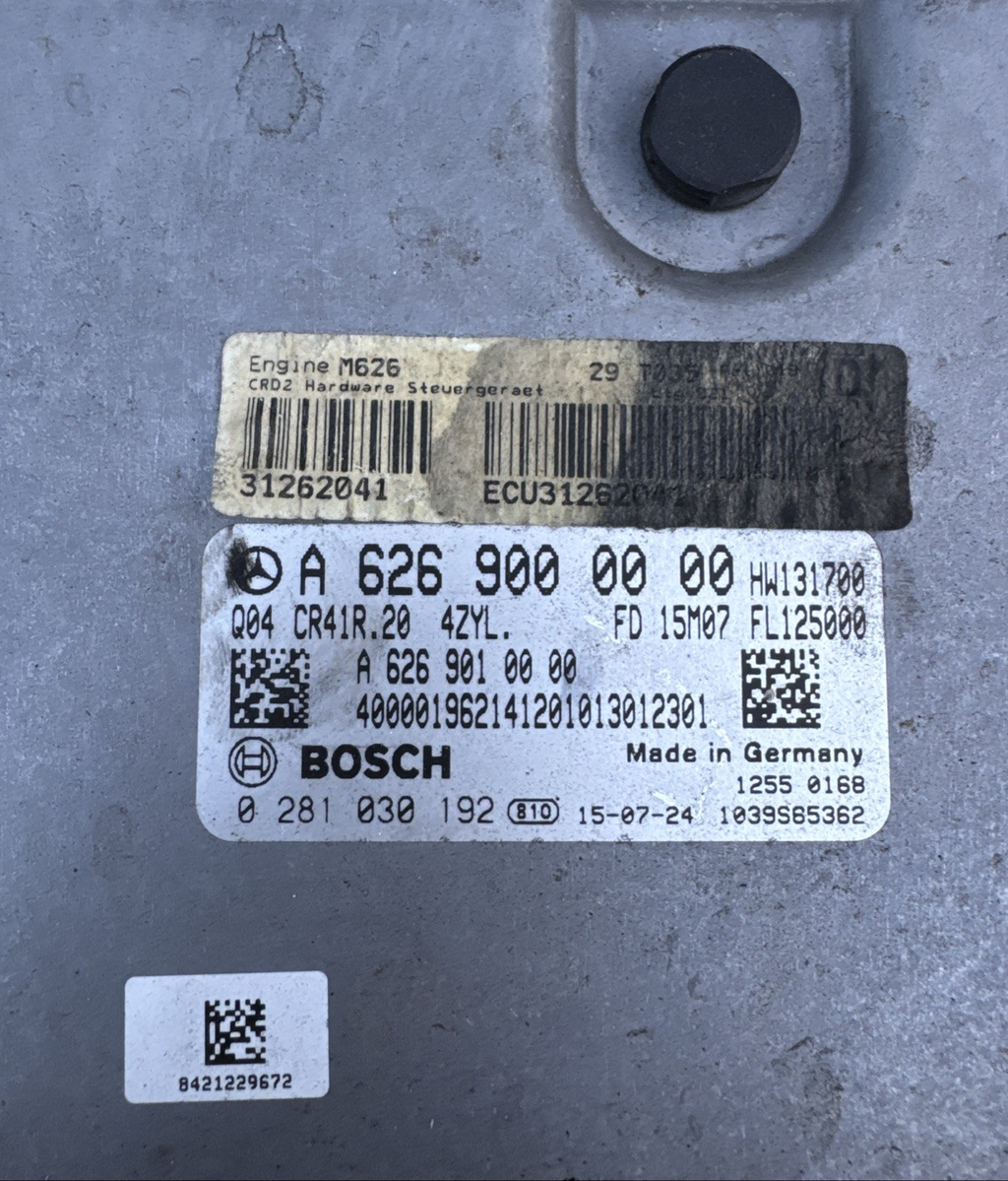 Mercedes C200 4 Door Saloon 2014-2020 Ecu (engine) A6269000000