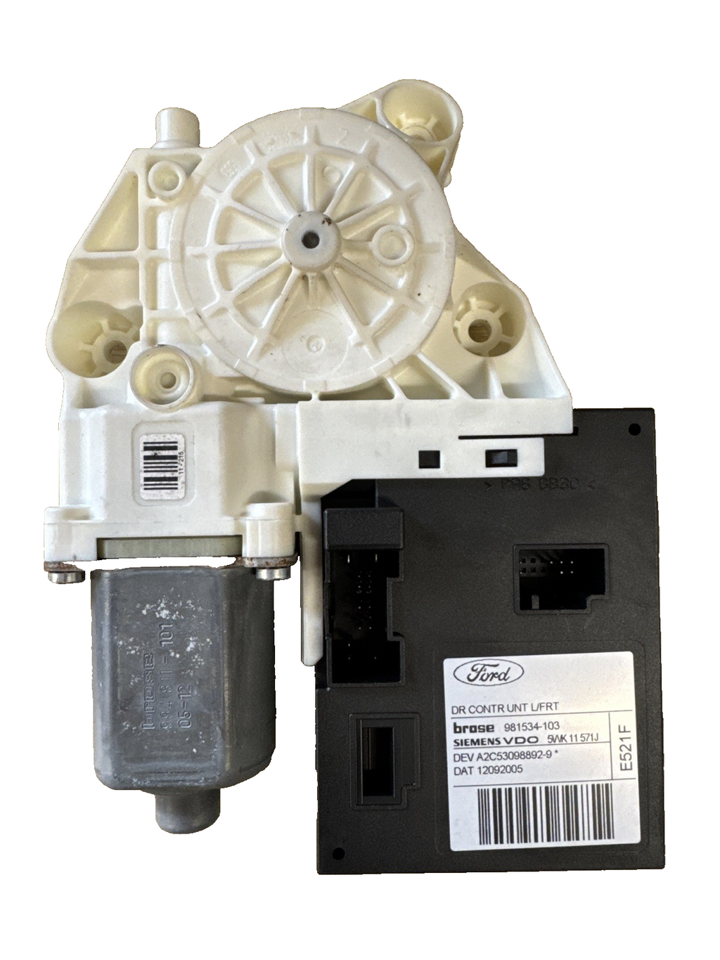 Ford Focus Passenger Side Front Window Motor  5WK11571J