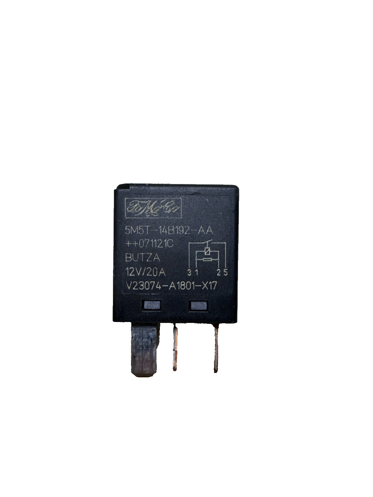 Ford Focus Multi-Use Black Relay 5M5T-14B192-AA FoMoCo V23074-A1801-X17