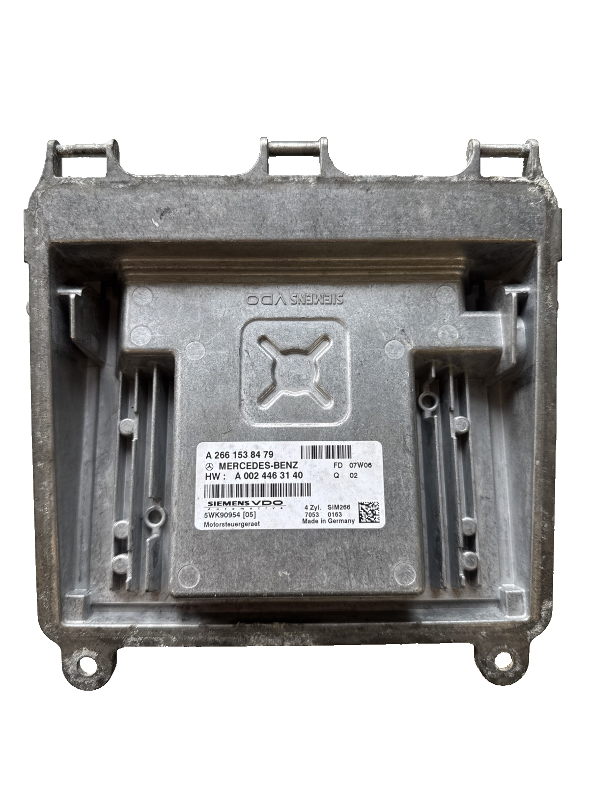 2008 MERCEDES A CLASS A160 W169 1.5 PETROL ENGINE CONTROL UNIT ECU A2661538479