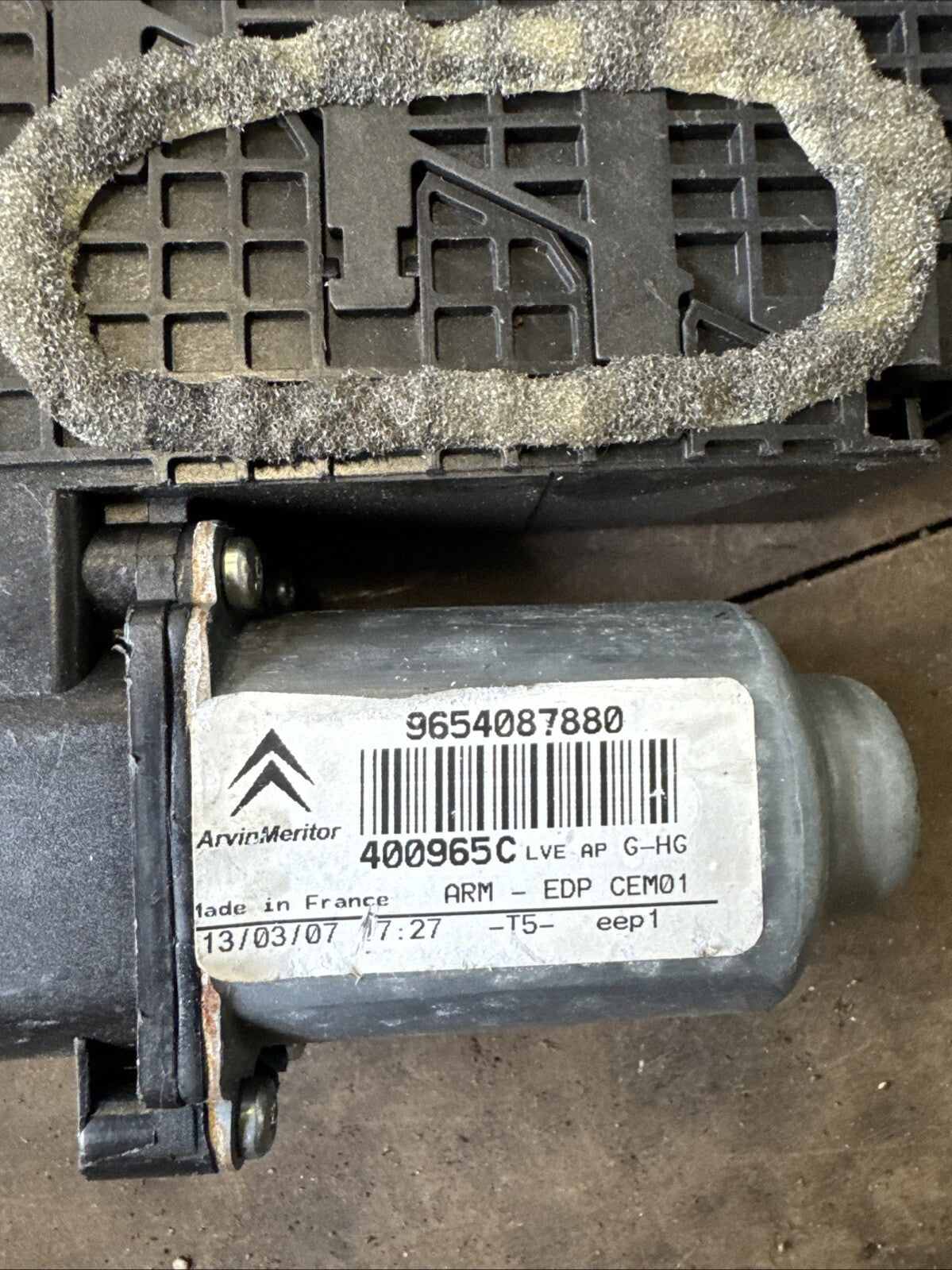 CITROEN C4 GRAND PICASSO FRONT LEFT PASSENGER WINDOW MOTOR 9654087880
