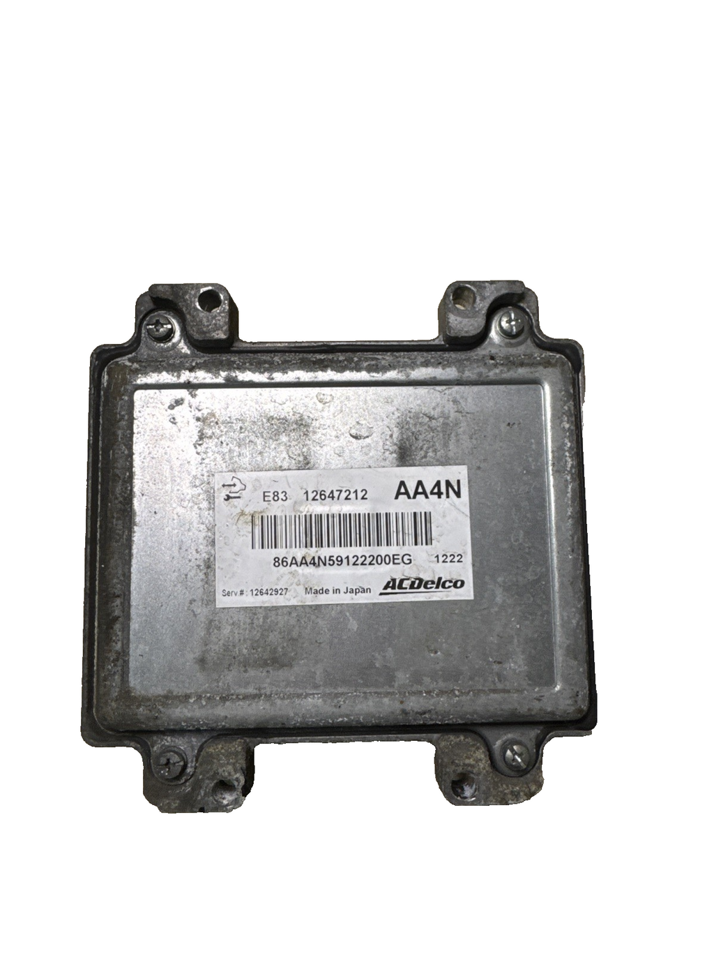 VAUXHALL ASTRA J MK6 GENUINE 1.6 PETROL ECU ENGINE CONTROL UNIT 12647212
