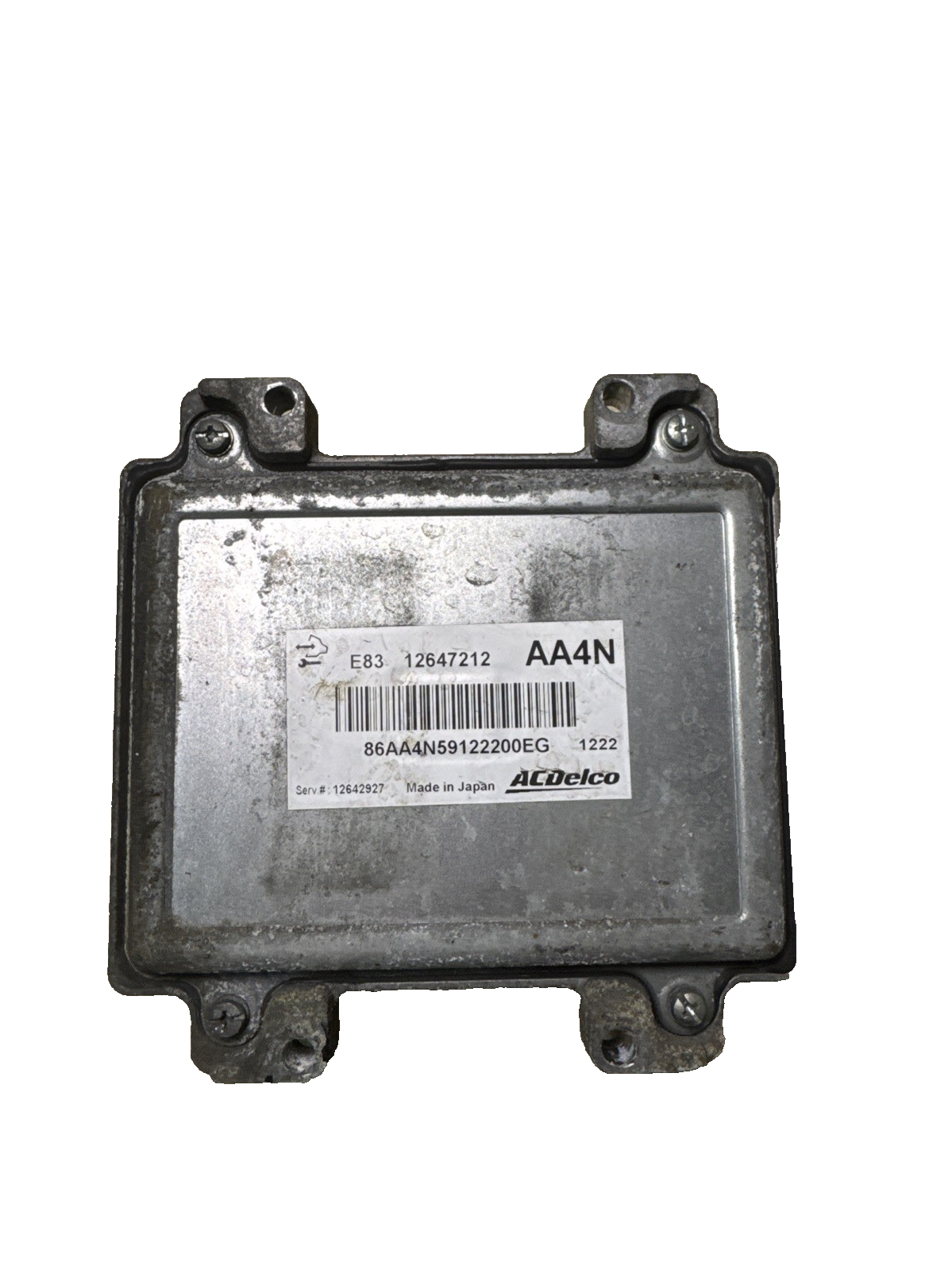 VAUXHALL ASTRA J MK6 GENUINE 1.6 PETROL ECU ENGINE CONTROL UNIT 12647212