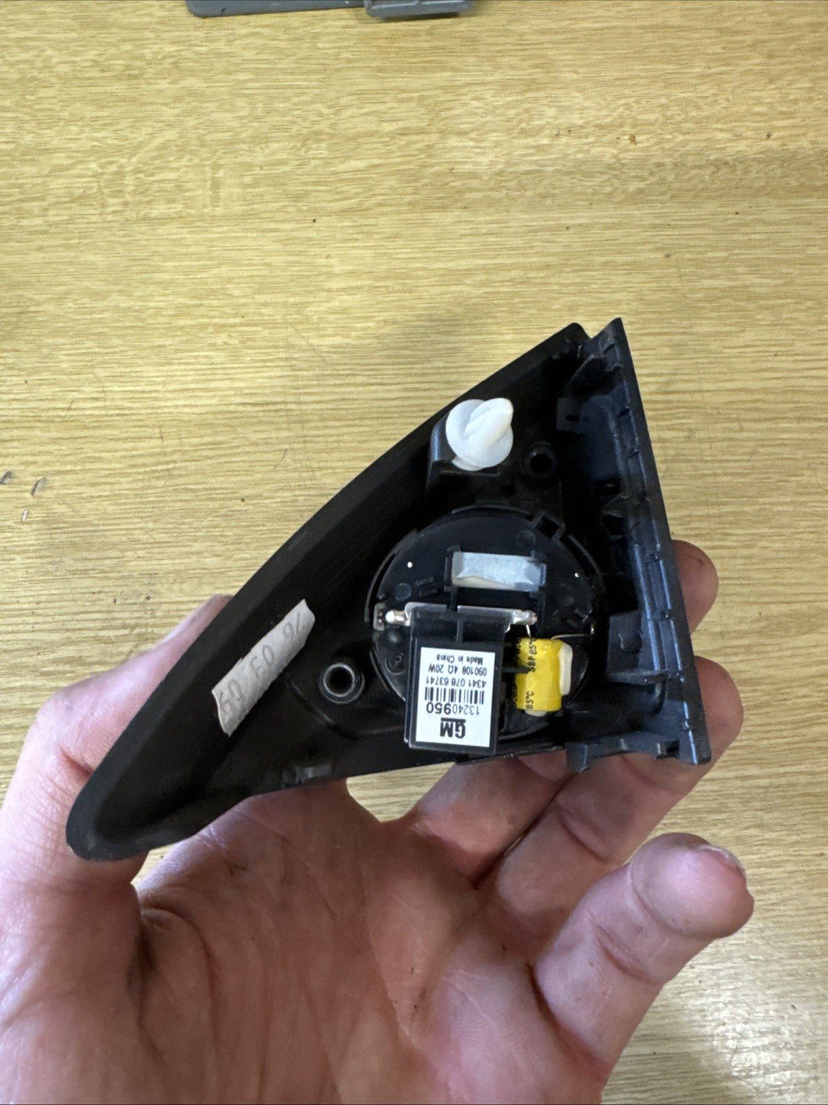 VAUXHALL INSIGNIA 2008-2017 TWEETER SPEAKER WITH TRIM PASSENGER SIDE 13240950