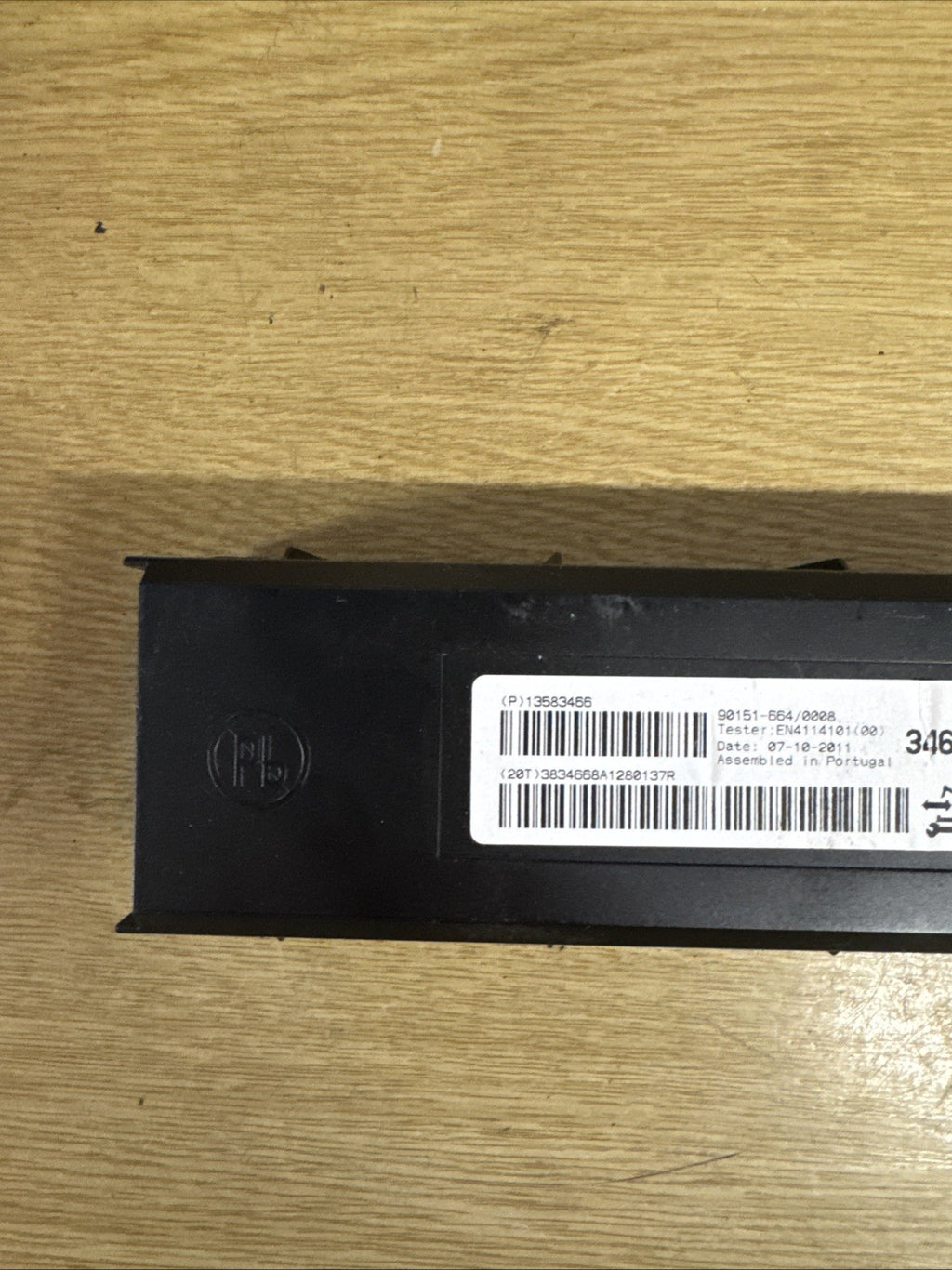 VAUXHALL ASTRA 2012 1.4 SRI 5DR MK6 CLIMATE CONTROL MODULE 13583466