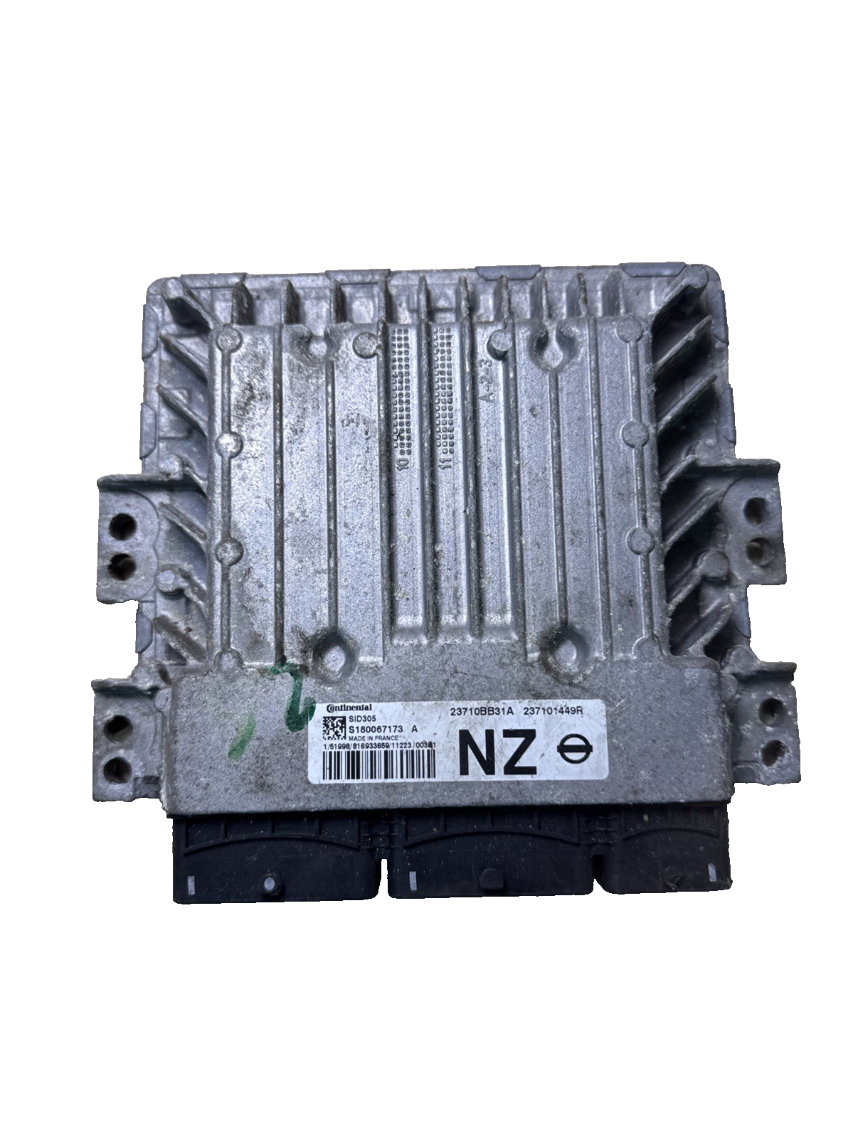 2012 NISSAN QASHQAI 1.5 DCI ENGINE CONTROL UNIT ECU 23710BB31A