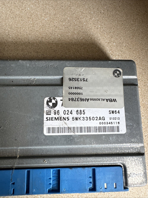 2000 BMW 3 SERIES ECU GEARBOX CONTROL UNIT 96024685