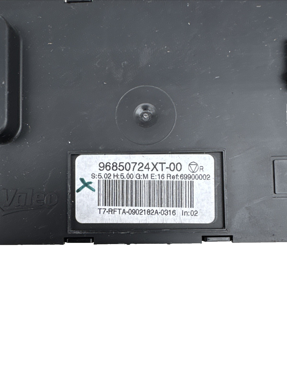 Peugeot 308 Mk1 Climate AC Heater Control Switches 2009-2013 96850724XT