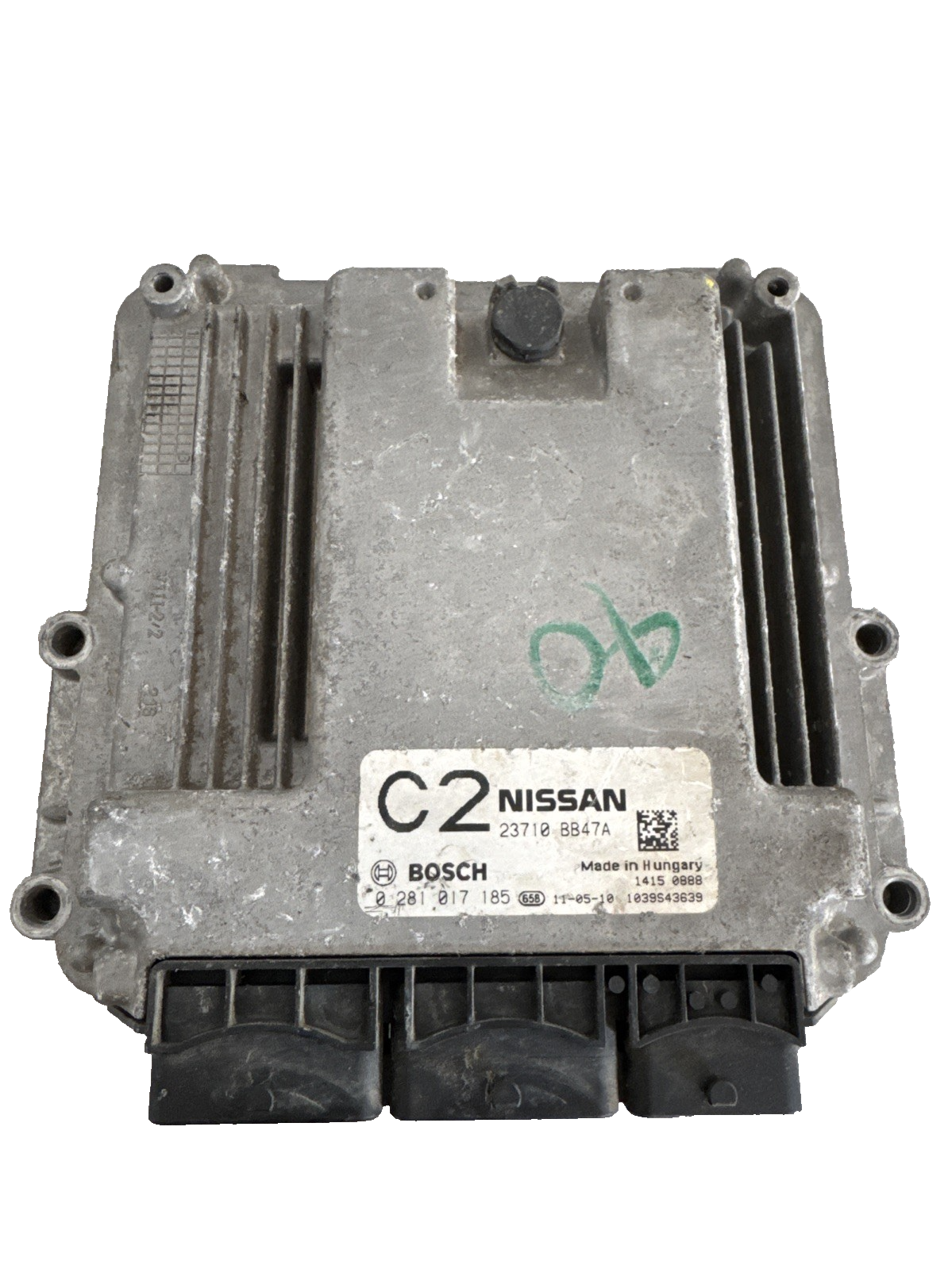 2011 NISSAN QASHQAI 2.0 DIESEL ENGINE CONTROL UNIT ECU 23710BB47A 0281017185