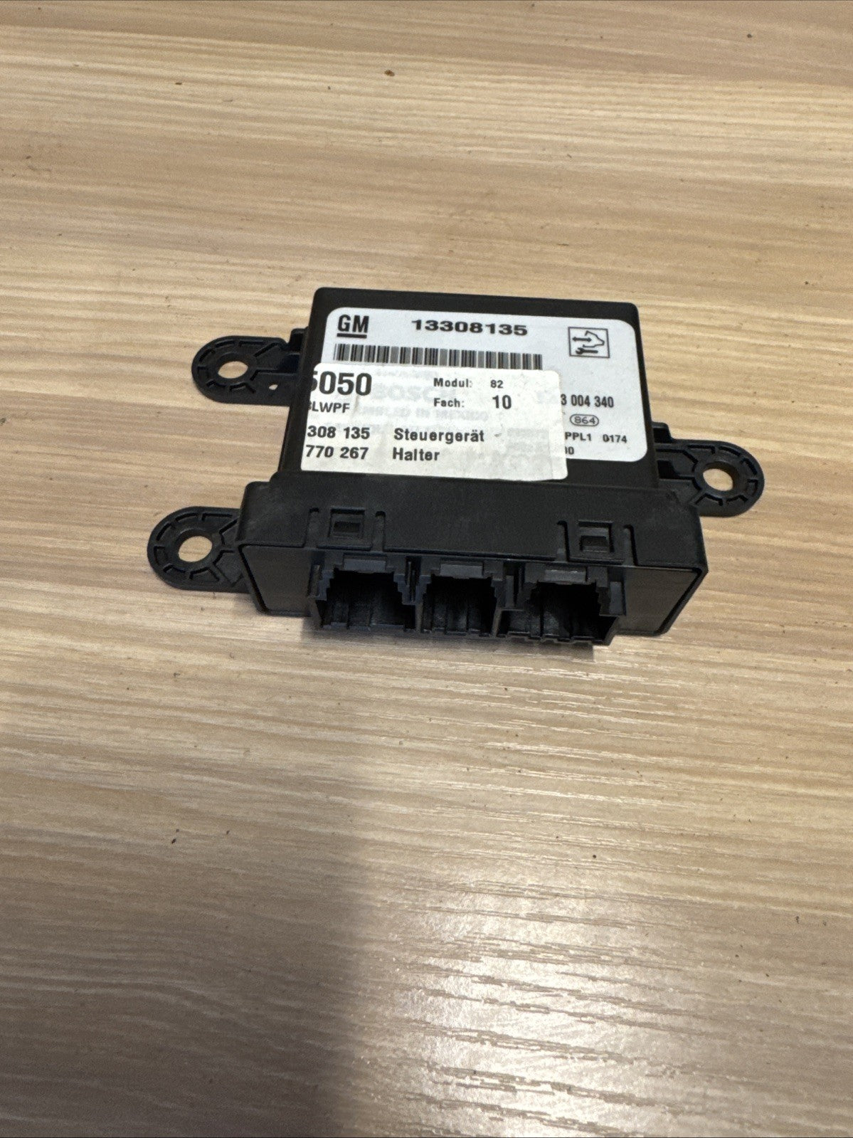 2010 VAUXHALL INSIGNIA PDC PARKING CONTROL MODULE 13308135