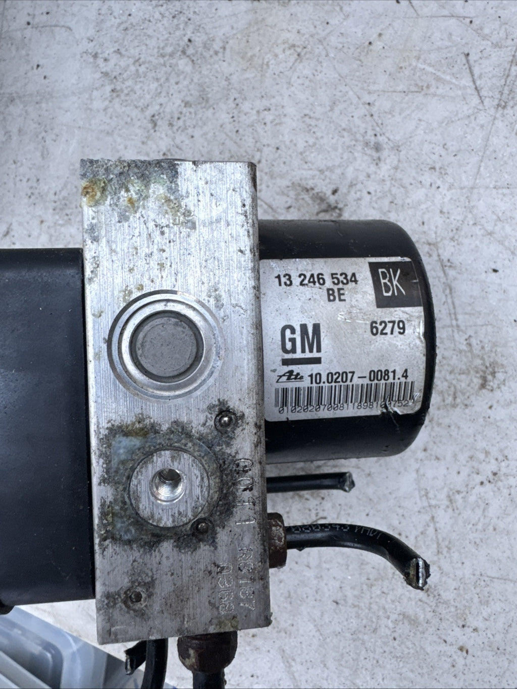 2007 VAUXHALL ZAFIRA MK2 ABS PUMP CONTROL MODULE 13246534