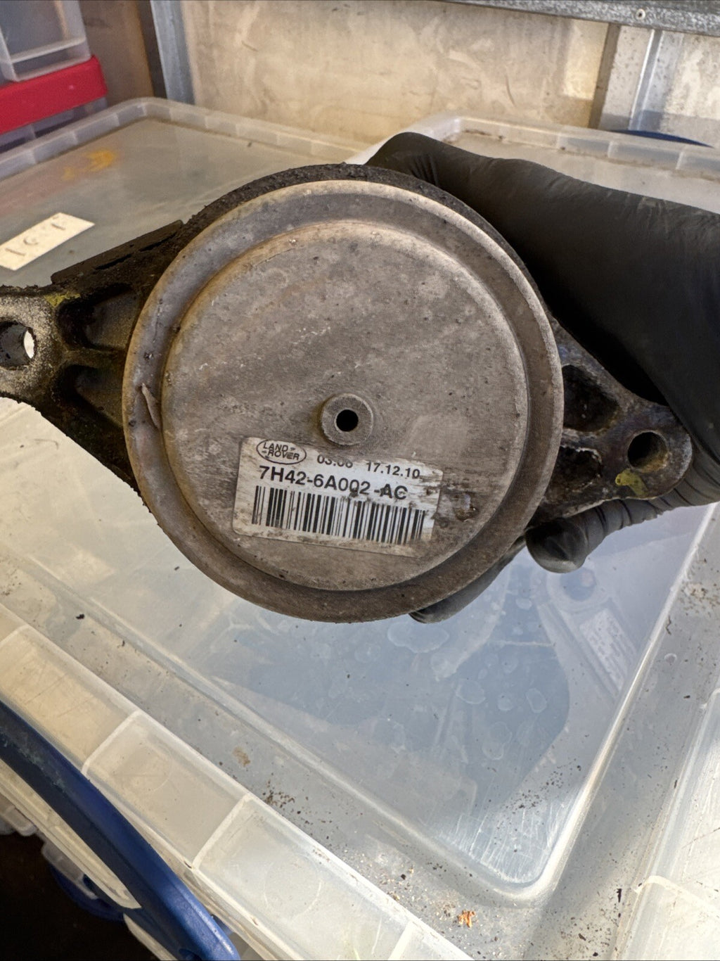 RANGE ROVER VOGUE L322 2010 4.4 DIESEL LEFT ENGINE MOUNT 7H42-6A002-AC